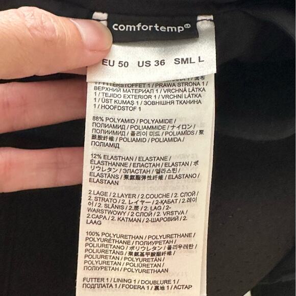 Bogner Tim2-T Straight-Leg Belted Logo-Embossed Ski Black Pants size EU 50 Large - Picture 10 of 15